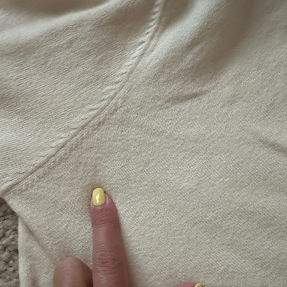 Harley-Davidson Vintage Cream Full Zip Cardigan Cowl Neck Cotton Blend Medium - Picture 9 of 12